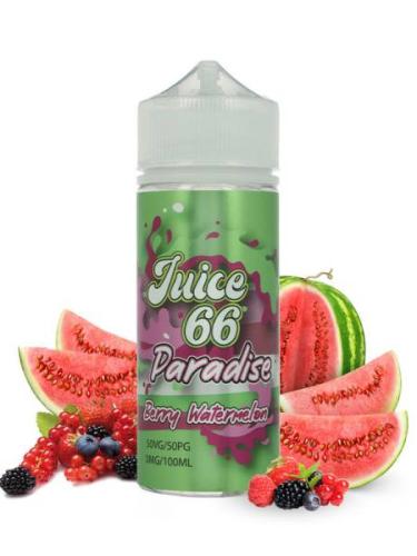 E Liquide - Berry Watermelon - 100 ml - Paradise - Juice 66