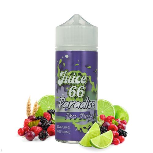 E Liquide - Lime Berry - 100 ml - Paradise - Juice 66
