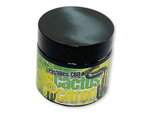 Pastilles CBD Citron Vert / Cactus - 25 gr - Divinatura